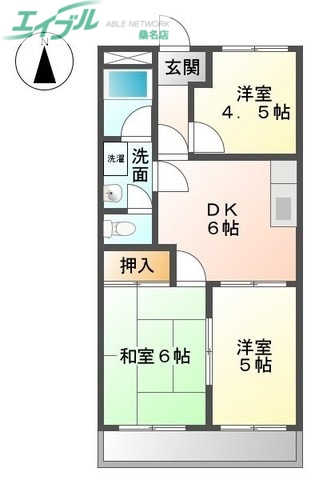 メゾンクレールの間取り