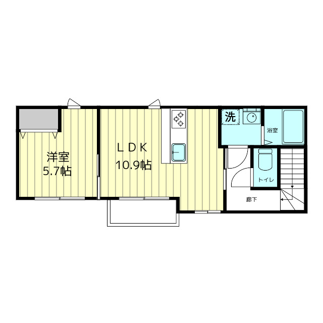 Ｍメゾン　北棟の間取り