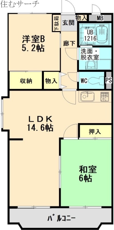 パストラルこものの間取り