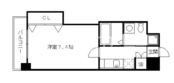 ＨＦ四条河原町レジデンスの間取り