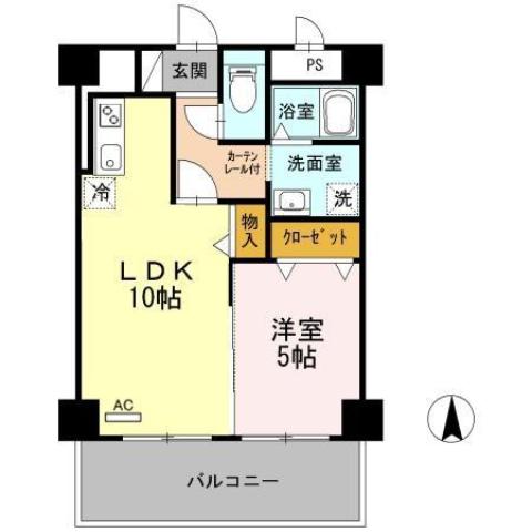 ＫＩＲＡＫＵマンションの間取り