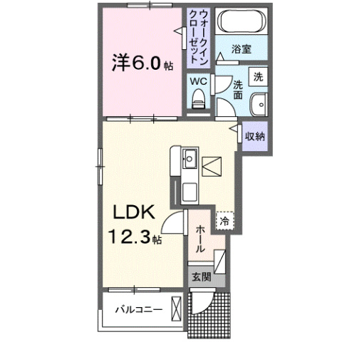 レッド　ヒルズの間取り