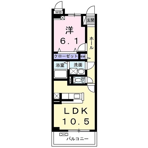 サニープレイス庄内の間取り