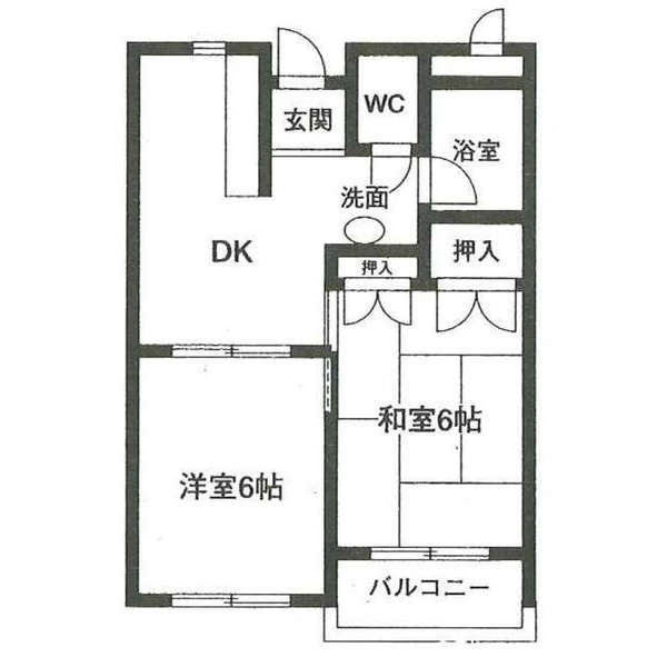 ハイツオリンピアIIの間取り