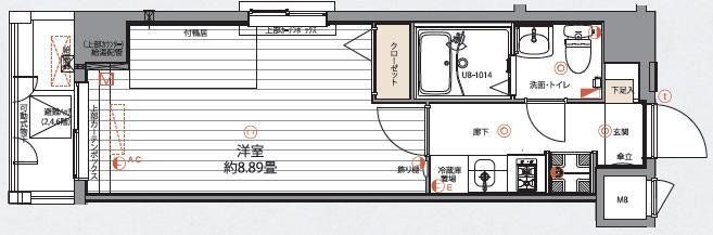 グランパークＮ．東京の間取り