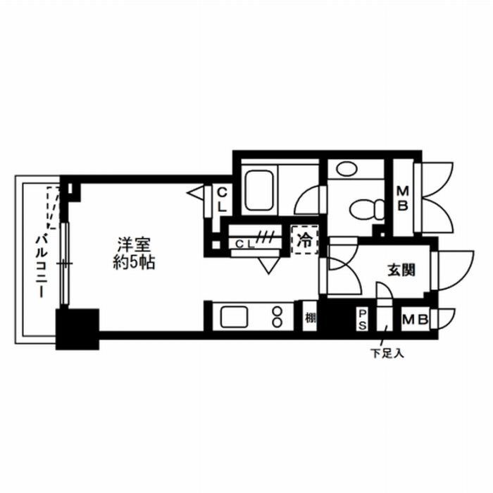 レジディア恵比寿ＩＩＩの間取り