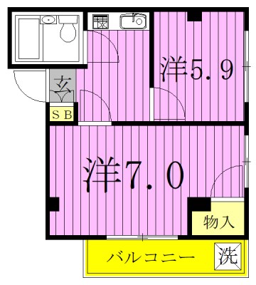 Ｓ-ビレッジ島根の間取り