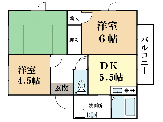 レーベンハイムの間取り