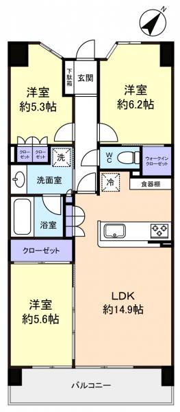 サングランデ津田沼の間取り