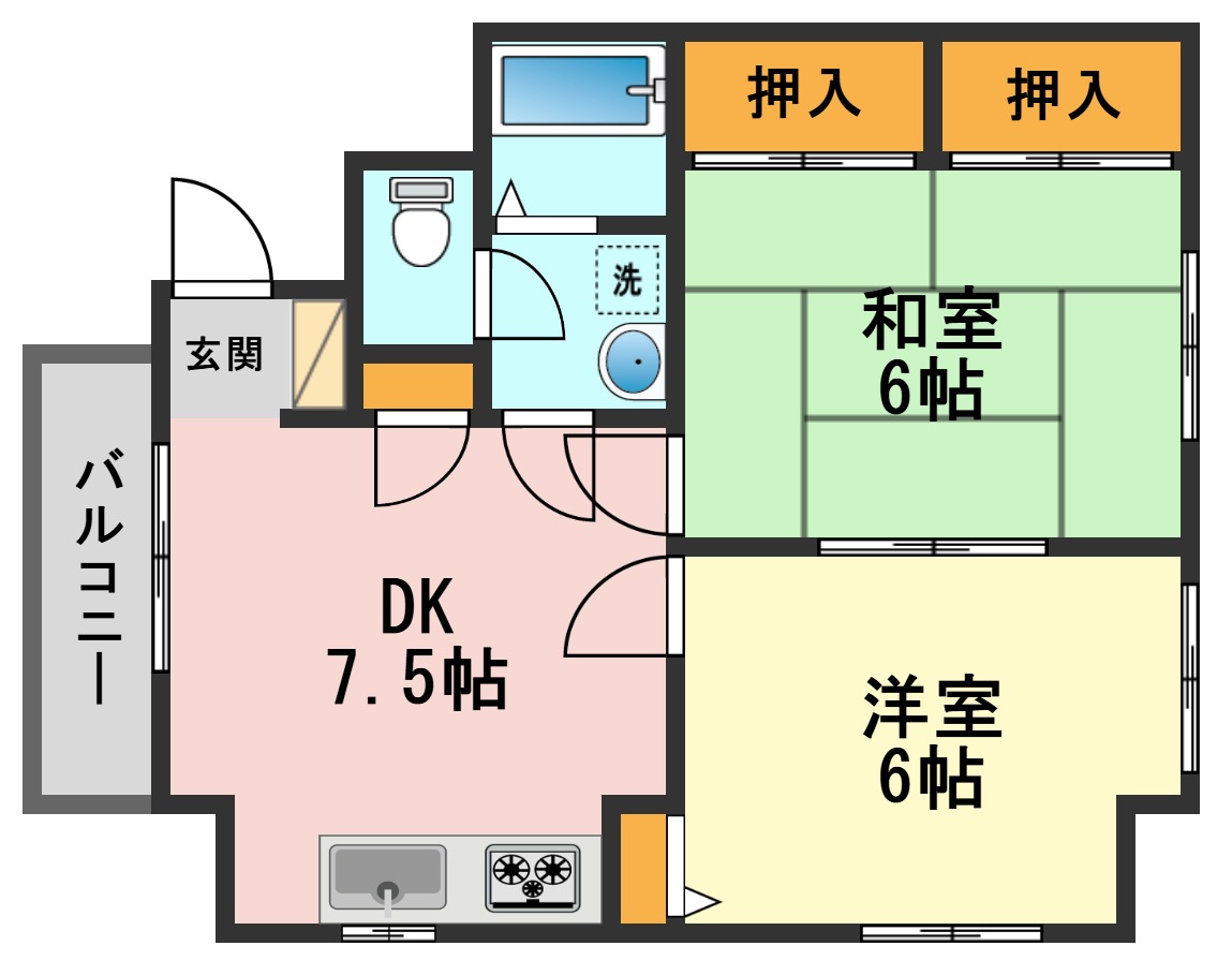 バーデンハイム篠崎の間取り