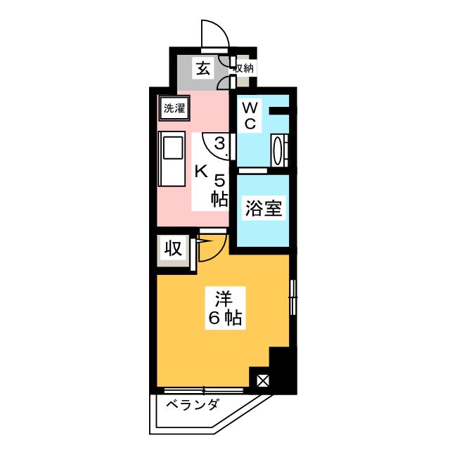 エルモサ川崎の間取り