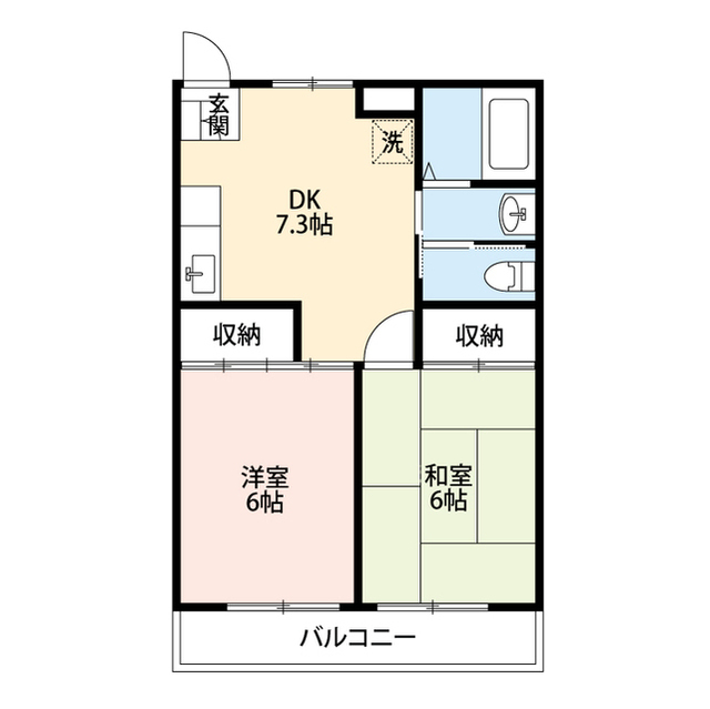 メゾンホソダＡの間取り