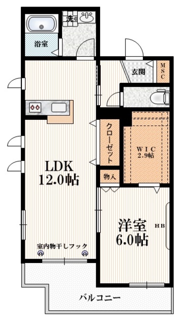 モンテカーサの間取り