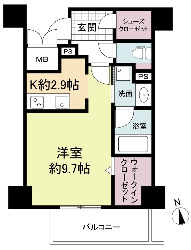 ウェルブライト博多ステーションの間取り
