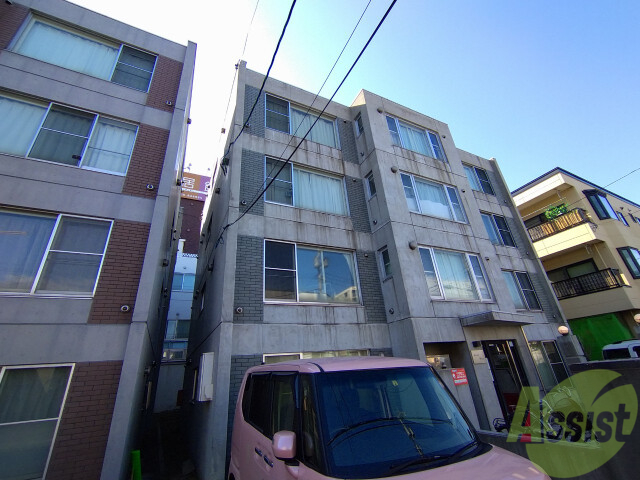 建物外観　札幌市北区麻生町「Ａｓａｂｕ　Ｗｉｎｇ」