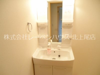 洗面設備　お部屋探しはレーベンハウス北上尾店です