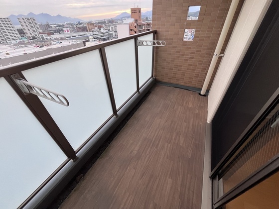 バルコニー　※別部屋の写真です