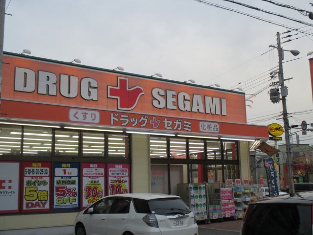 ドラックストア　ドラッグセガミ内代店（ドラッグストア）まで605m