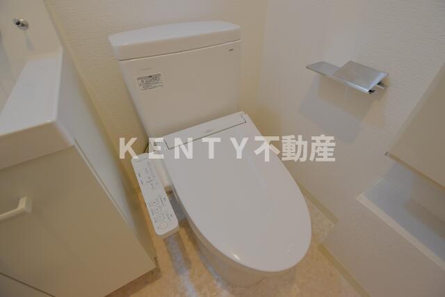 トイレ　ゆったりとした空間のトイレです