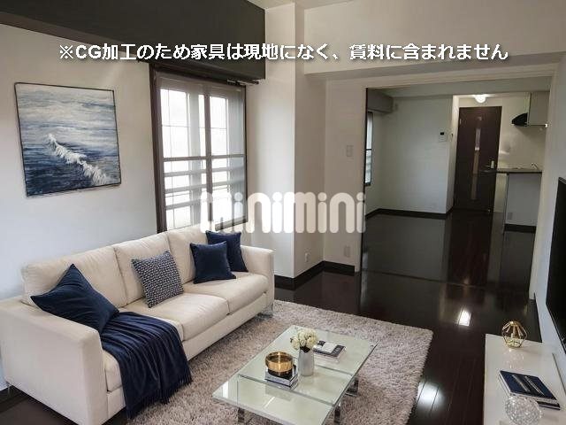 居室・リビング　広いワンルームにもできます！