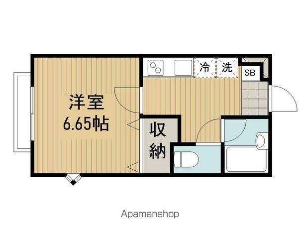 西武新宿線 下井草駅 徒歩14分 2階建 築26年の間取り写真