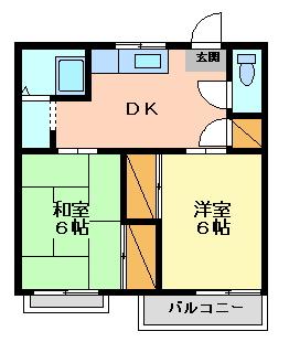 フォーブル丹波島の間取り