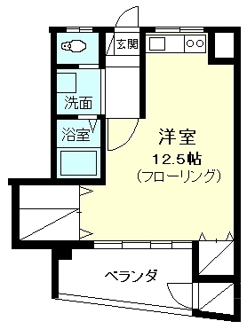 白樺マンションの間取り