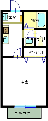 サン・friends芳ヶ崎Aの間取り