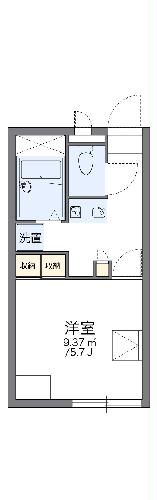 レオパレスアゼリア並河の間取り