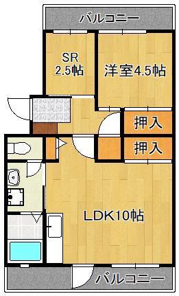 オアシス中曽根の間取り