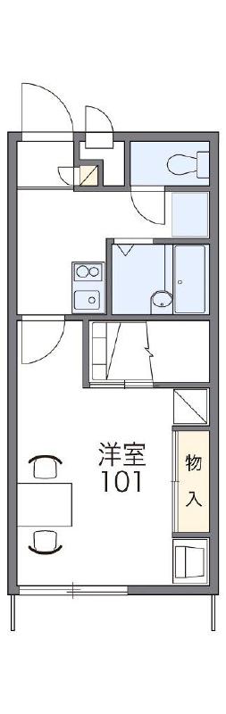 レオパレステルサの間取り