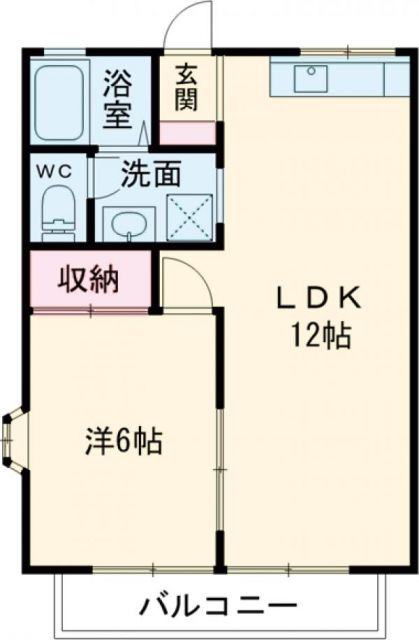 スカイハイツ高橋Iの間取り