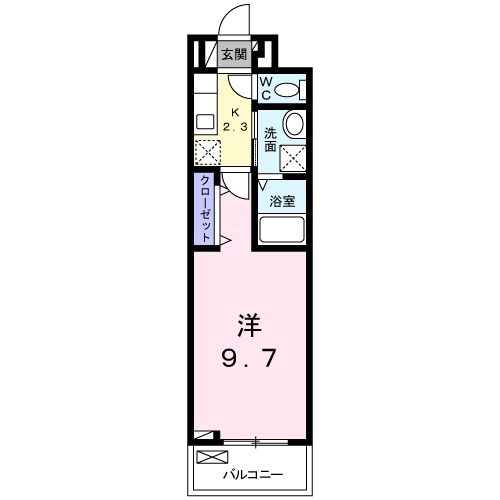 アリエッタ福室Ｍの間取り