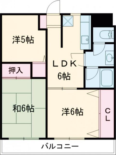 コモド長岡京の間取り