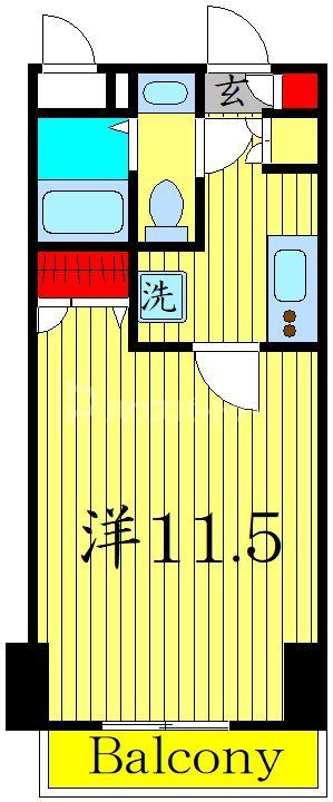 豊島区西池袋のマンションの間取り