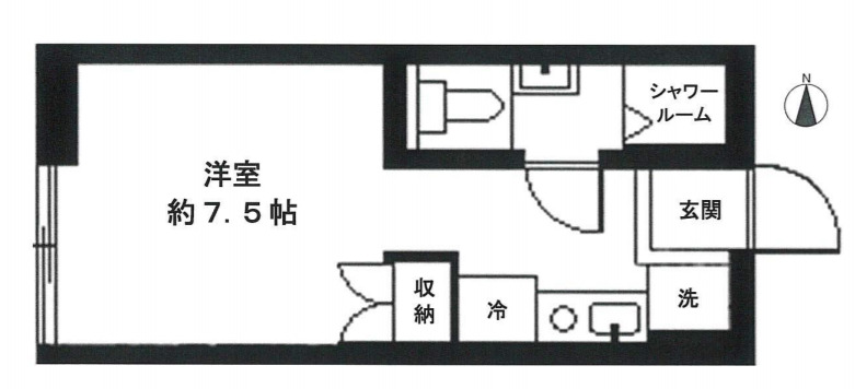 東京都板橋区徳丸３（アパート）の賃貸物件の間取り