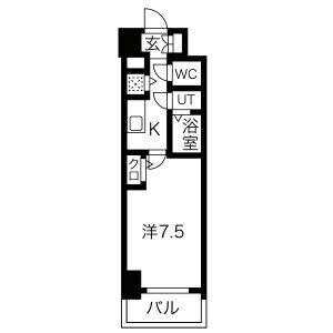 エスリード上前津テルツェの間取り