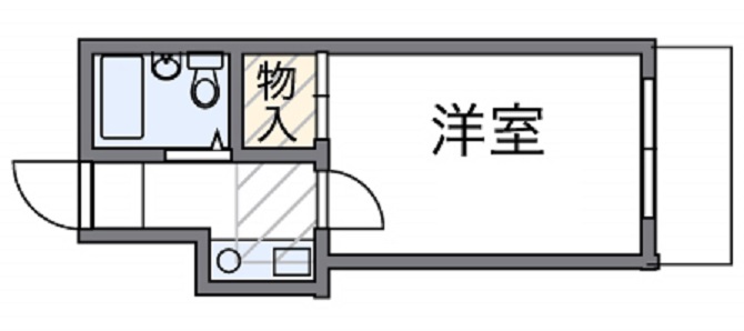 レオパレス加古川第7の間取り