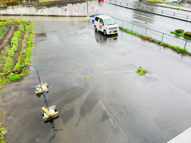 【首藤住建アパートＢの駐車場】