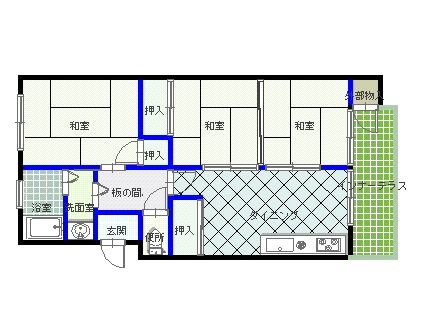 【神戸市西区持子のマンションの間取り】