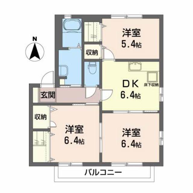 メゾンセルリアＣの間取り