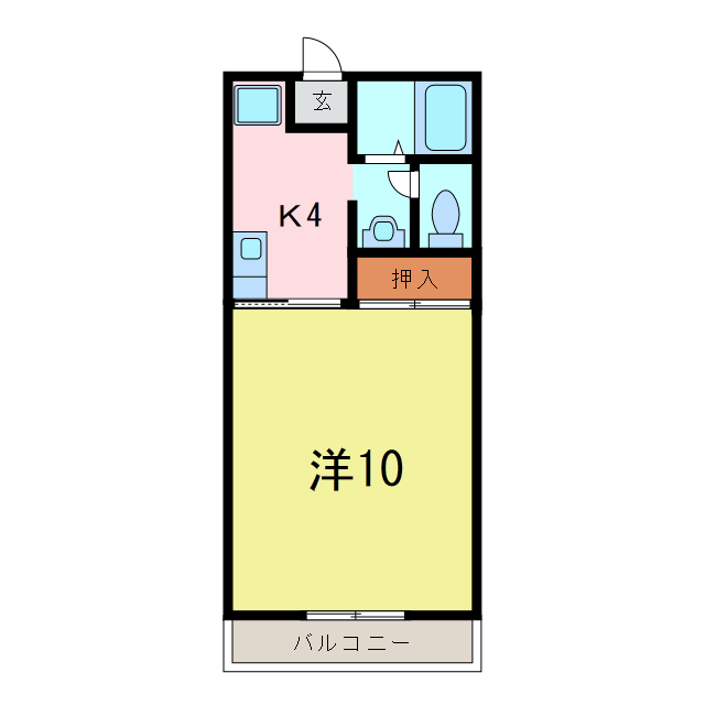 【グリーンシティサンシャインCの間取り】