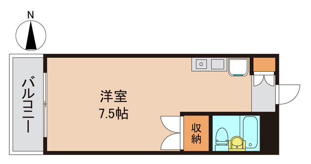 ヤングコート市川の間取り