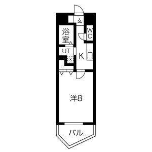 THE BAY FLAT(ザベイフラット)の間取り