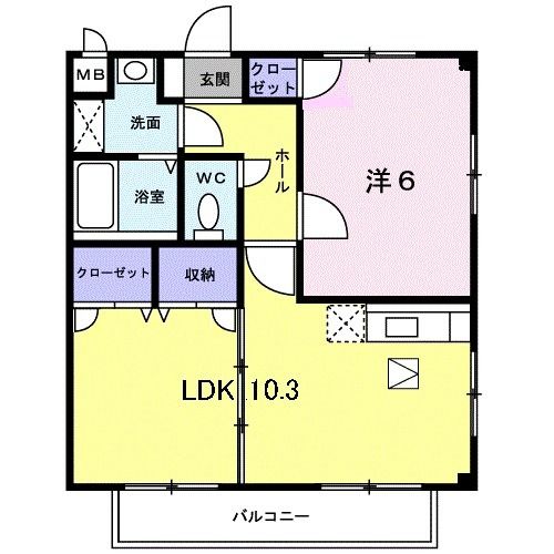 オアシス中央の間取り