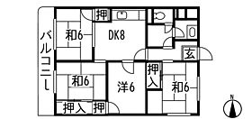 渡辺マンションの間取り