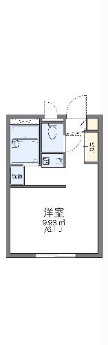 レオパレスＳＱＵＡＲＥの間取り