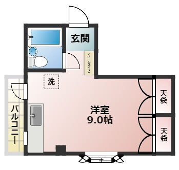 メゾンベレーゼ並木の間取り