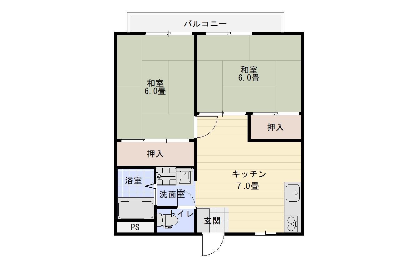 サンシティ松木の間取り