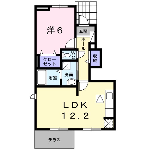 アトレ城原IVの間取り